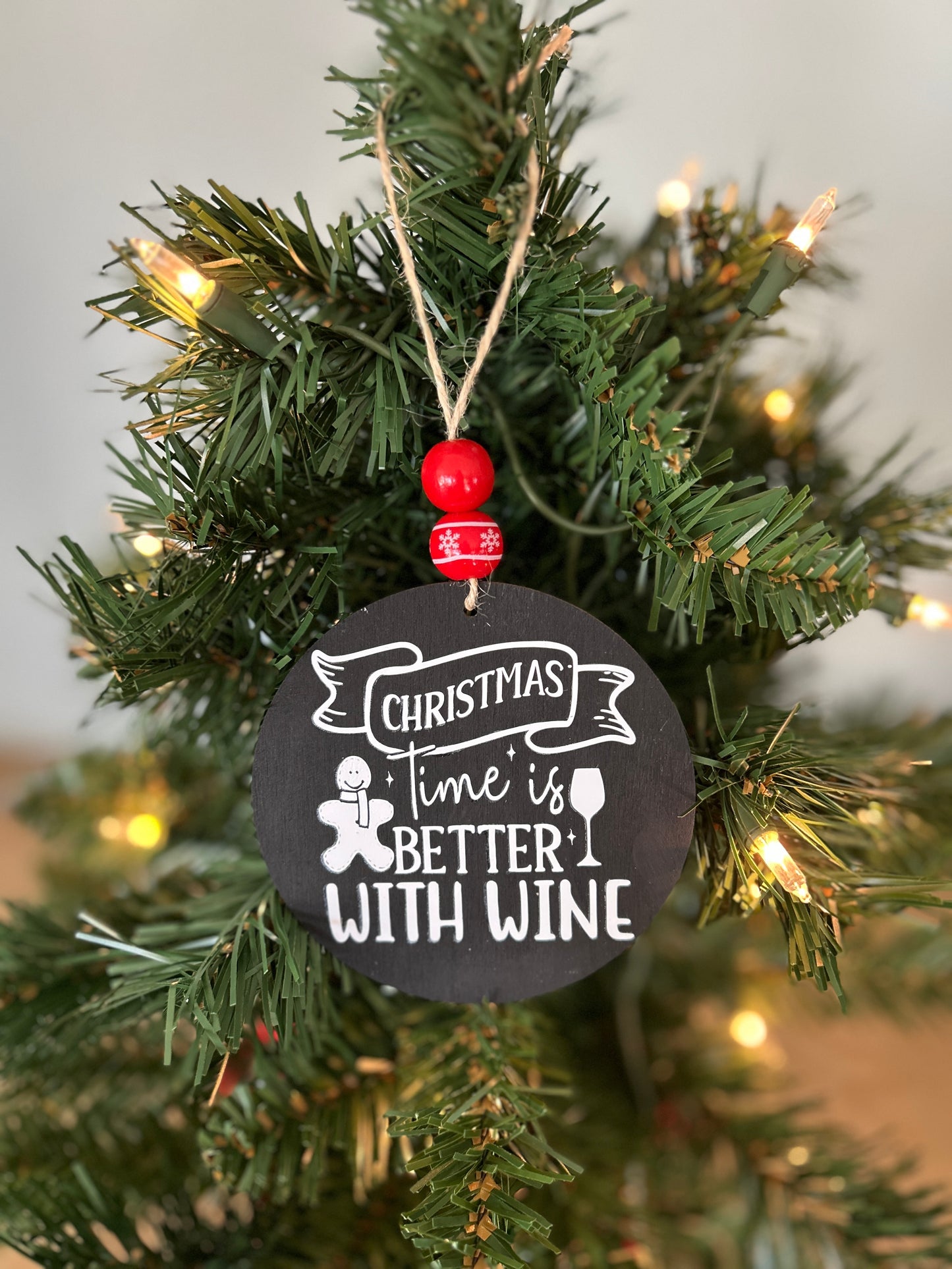 Ornaments Better with Wine