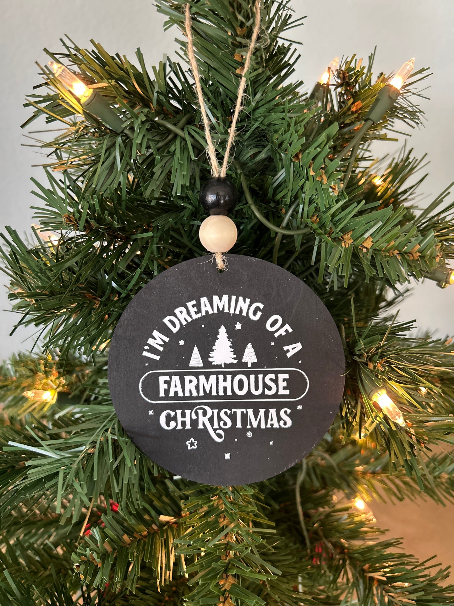 Ornaments Farmhouse Christmas