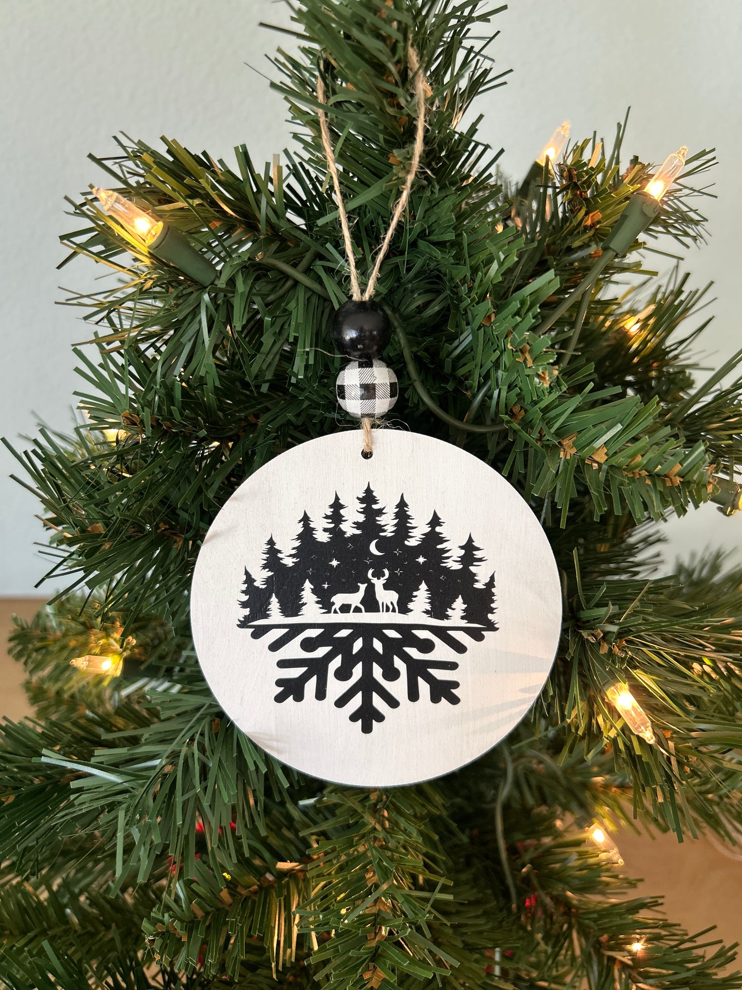 Ornaments Deer Snowflake